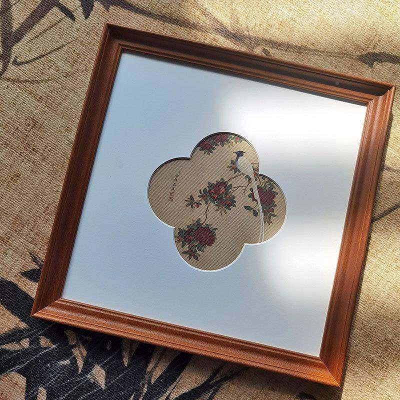 法B-4中画古风工笔式鸟新中式玄关客厅卧室茶室清新桌花面摆画装,家居饰品,现代装饰画,淘宝优惠券,粉丝福利购,淘宝优惠卷