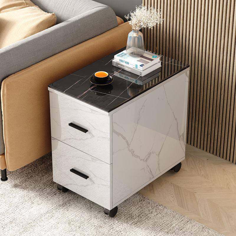 沙边发柜轻奢仿纳板客岩厅移动边角几无品牌/简约现代茶几柜侧边