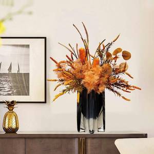 现代轻奢花干花客厅摆件电视柜F97SJ7MM餐茶桌几板样间艺感软装饰