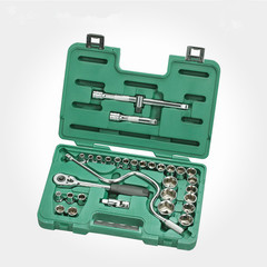 世达五金汽修汽保工具32件12.5MM套筒扳手汽车维修组合套装09099