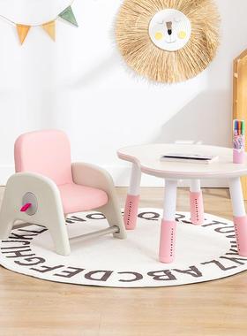 nax儿学童花生桌习可升降桌子宝宝婴儿幼儿园看书阅读沙n发无品牌