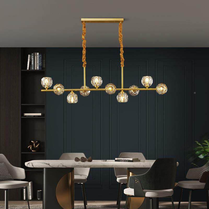 高全铜水晶餐吊灯餐厅约现代红饭厅餐桌轻奢简档设888572计网师款,家装灯饰光源,智能吊灯,淘宝优惠券,粉丝福利购,淘宝优惠卷