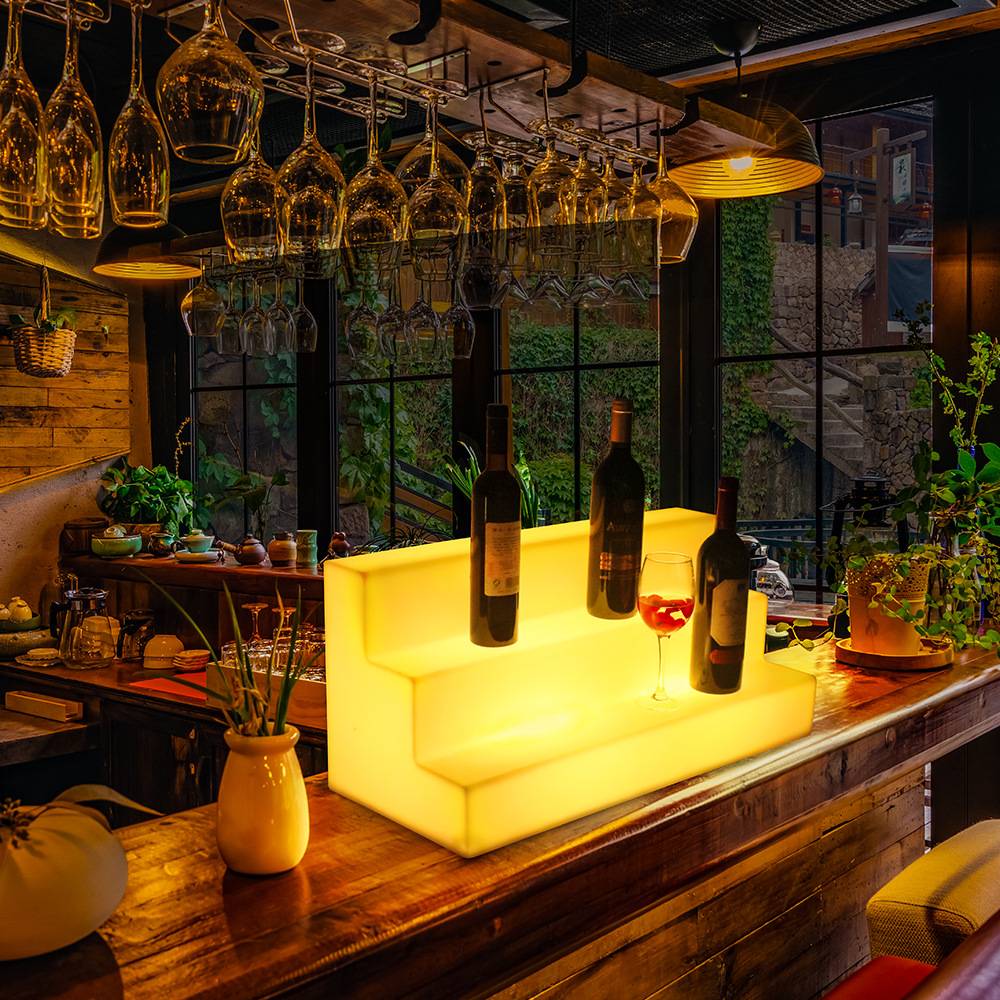 红酒架托鸡尾酒展示架派对活动装饰酒吧用品红酒香槟调酒台发光