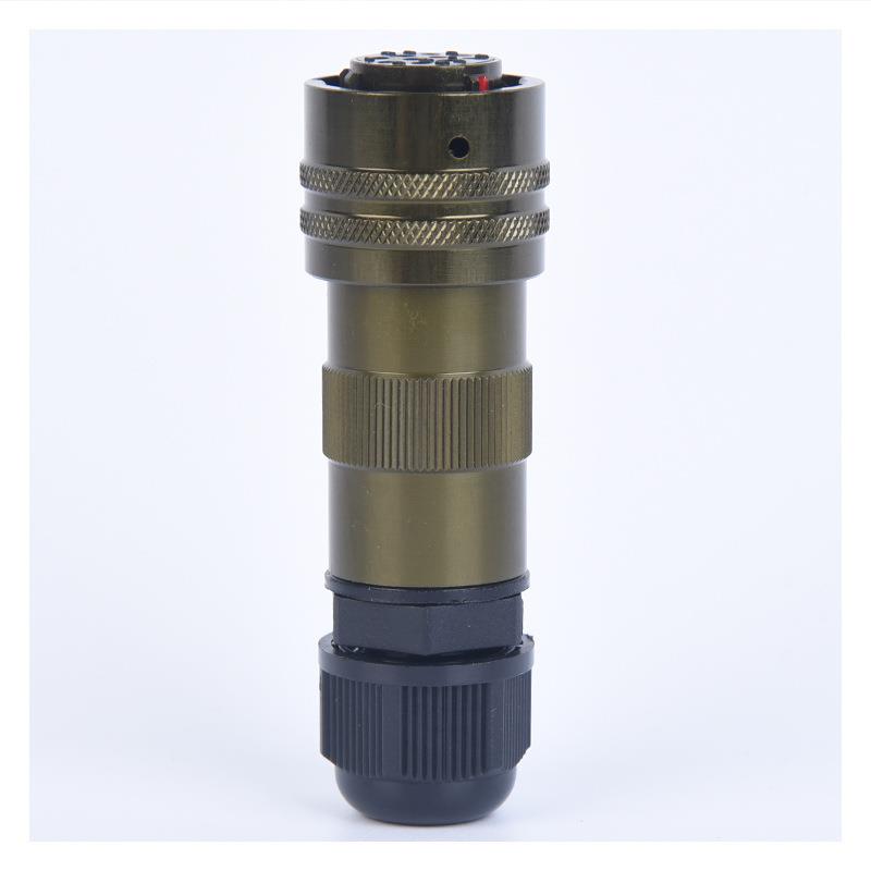 航空插头Y50EX121-0TK1电连接螺接丝防AHY水头接头航空插防水电连