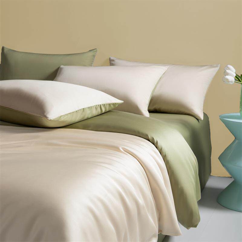 A类00支兰1三精天丝凉四件套细腻母婴级A类100支裸睡冰丝感床单被