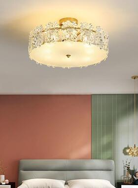 轻奢高玻档璃吊灯法现式复古水晶379厅灯餐厅客灯后代创意卧室房