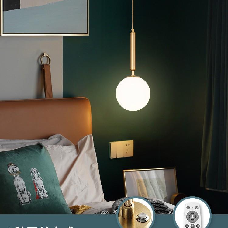 充电吊灯免布卧室床头灯长线现代简吊约免主接线网红线卧小吊503
