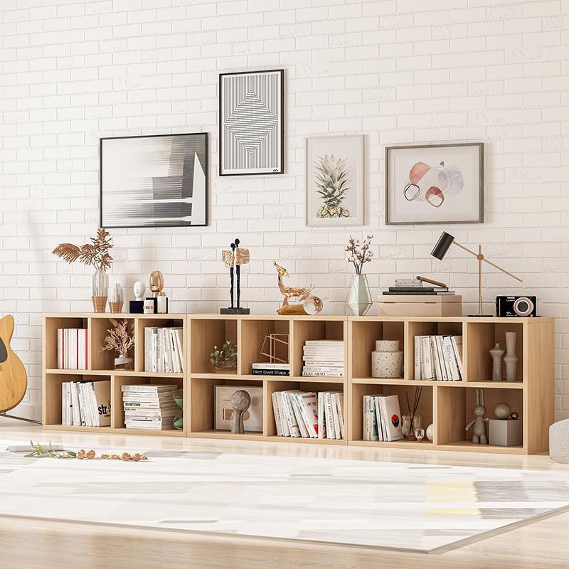 矮书柜童书架物架落儿AXZ地组实合格子柜客厅储置物柜学生收纳架