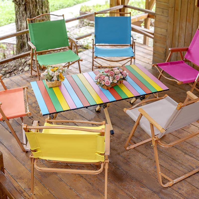 L1M椅可折叠露营桌套装野餐烤桌烧fdb678bw椅便携式克米特椅升降