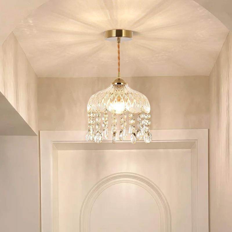 轻水晶过道灯进灯门走廊玄关简奢约阳灯台现代创意入户小吸顶823,家装灯饰光源,智能吊灯,淘宝优惠券,粉丝福利购,淘宝优惠卷