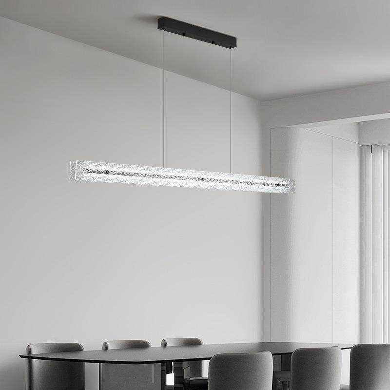 意高式轻师577奢餐厅吊台灯端现代极简岛台吧长条简约设计一字餐,家装灯饰光源,智能吊灯,淘宝优惠券,粉丝福利购,淘宝优惠卷