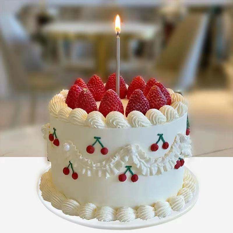 仿真蛋糕模型2023新款网红韩式复古水果草莓塑胶假样品道具定