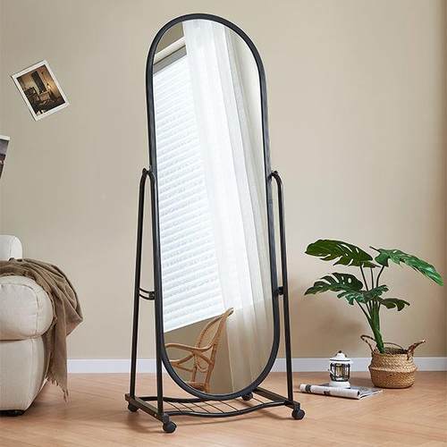 镜穿衣全镜身高清不变装形家用镜子落地VOB客厅卧室试衣镜服店镜