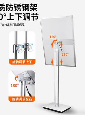 广告灯箱招牌超薄抽画灯箱挂墙式钢化玻璃充电吧台点餐led广告牌