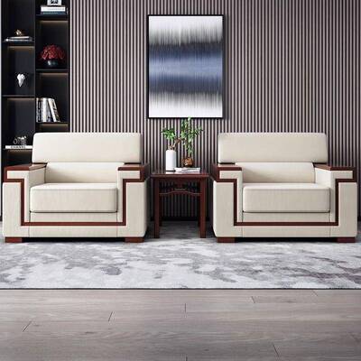 接待沙发茶组合办公商务洽谈会客几贵宾新中酒式店大堂VNI办公室