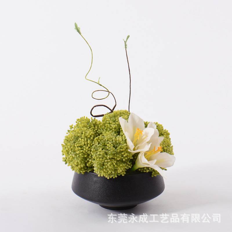 仿真花植物花卉盆栽客厅电视柜摆花餐桌茶几盆景禅意假花摆设绿植