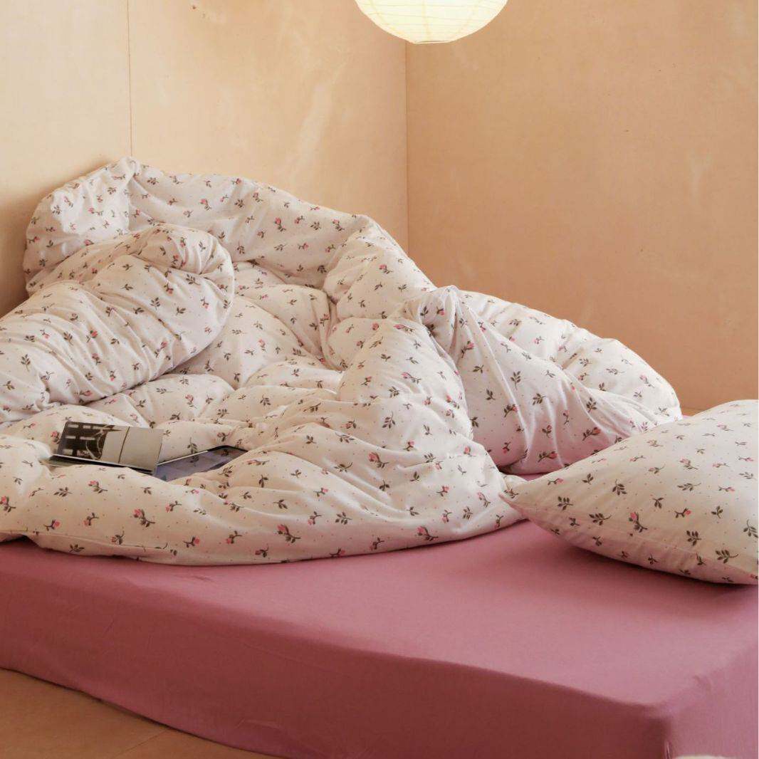 秋冬新款田园碎花印花四件套 纯棉可水洗百搭亲肤床上套件现货