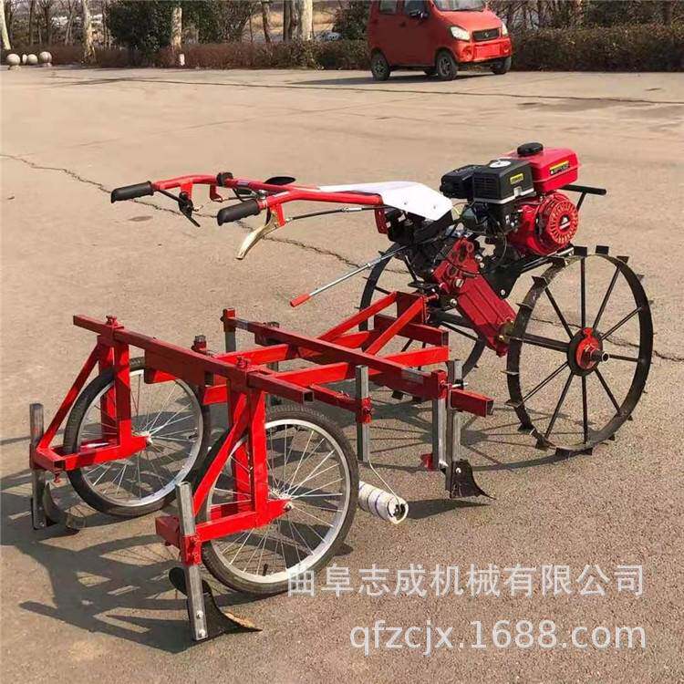 志成农用汽油覆膜机 家用土豆地瓜地膜机 多功能自走式省时省力