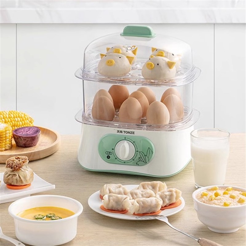 天际电蒸锅迷你蒸蛋器家用多功能煮蛋器煮鸡蛋神器U煮蛋神器蒸菜