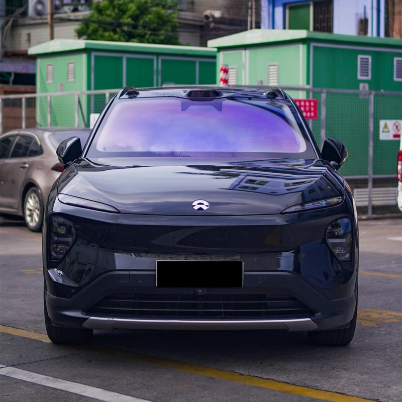 适用于蔚来et5/7/es6ec7玫瑰幽灵炫彩光学膜前挡风玻璃隔热太阳膜