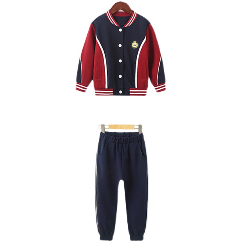 棒球服校服套装小学生儿童班服春秋夏季新款马甲六件套幼儿园园服