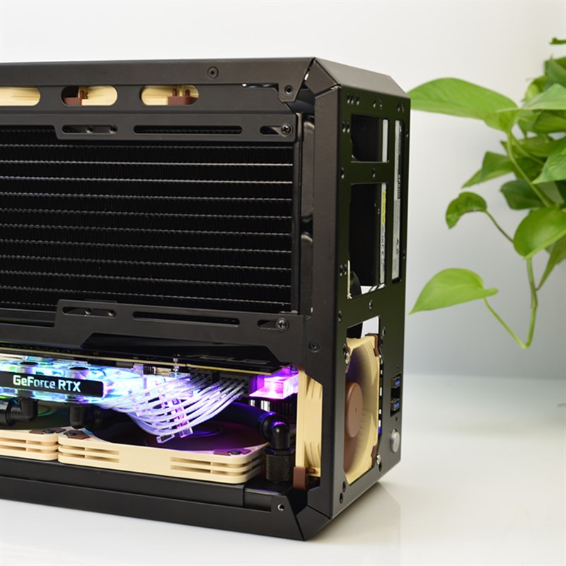 机械大师C26声波12.9L手提便携侧透SFX电源3090直插ITX/MATX机箱