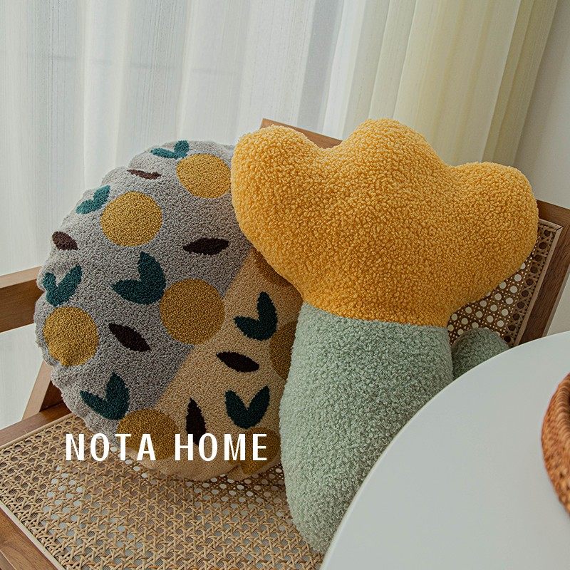 网红ins风抱枕花朵靠枕靠包法式田园风沙发毛绒靠垫圆形床头飘窗,居家布艺,靠垫/抱枕,淘宝优惠券,粉丝福利购,淘宝优惠卷