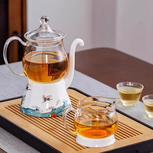 茶壶套装办公室玻璃茶杯懒人z磁吸全半自动冲泡茶新款家用茶具
