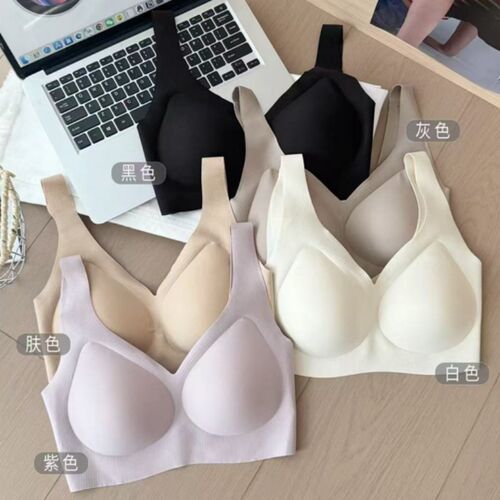 内目2305f9果冻液态粒子提拉抱抱杯美背云朵内衣女固定杯小胸显大