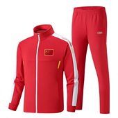 团体工间操运动服男女柔力球手球比赛服长袖 活力操广播体操服外套