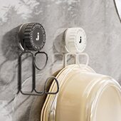 吸盘脸盆收纳架浴盆挂钩免打孔收纳架墙上壁挂盆浴盆澡盆收纳挂架