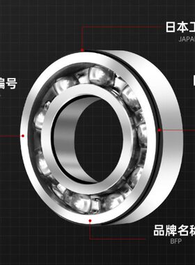 进口BFP深沟球轴承6018 6019 6020 6022 6024 6026C3开式P4 P5