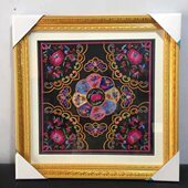 壇城 饰画酒店采集描金精品客厅玄关挂画 锦绣中式 装