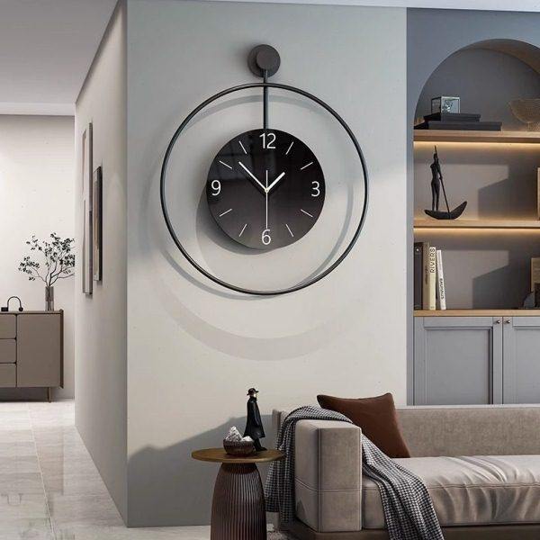 大气钟表客厅2023新款艺术创意挂钟现代简约网红家用装饰时钟挂墙,家居饰品,挂钟,淘宝优惠券,粉丝福利购,淘宝优惠卷