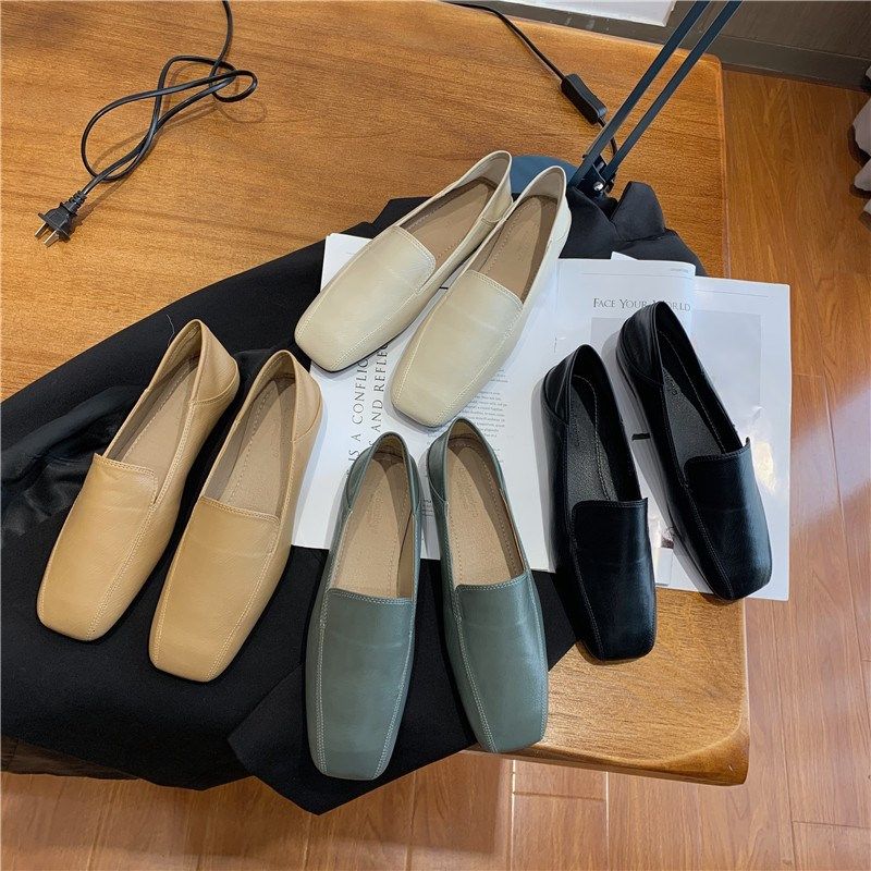 不好穿来找我软皮平底小皮鞋女方头简约百搭懒人豆豆鞋女瓢鞋孕妇,女鞋,深口单鞋,淘宝优惠券,粉丝福利购,淘宝优惠卷