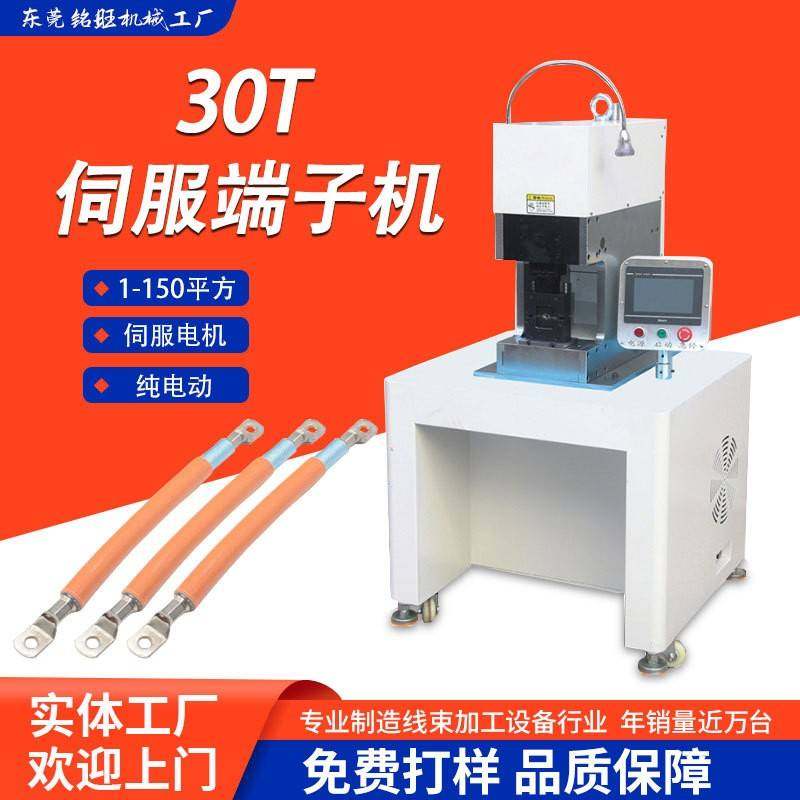 全自动30T伺服端子机压接150平方端子线束自动端子机大平方打端机,清洗/食品/商业设备,包子机,淘宝优惠券,粉丝福利购,淘宝优惠卷