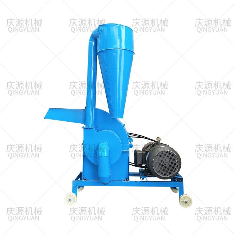 碳钢锤片粉碎机畜牧饲料打碎机玉米杆豆杆破碎机干湿磨粉机