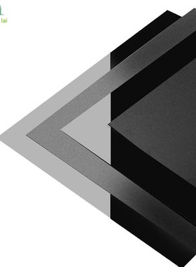 材卷PC板黑色V面板级p磨砂材黑色燃pc防火单面0黑色pc片阻胶片丝