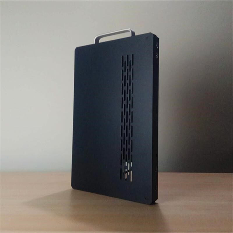 全铝开放式电脑机箱 卧 立式壁挂硬件测试平台机架E ATX MATX ITX