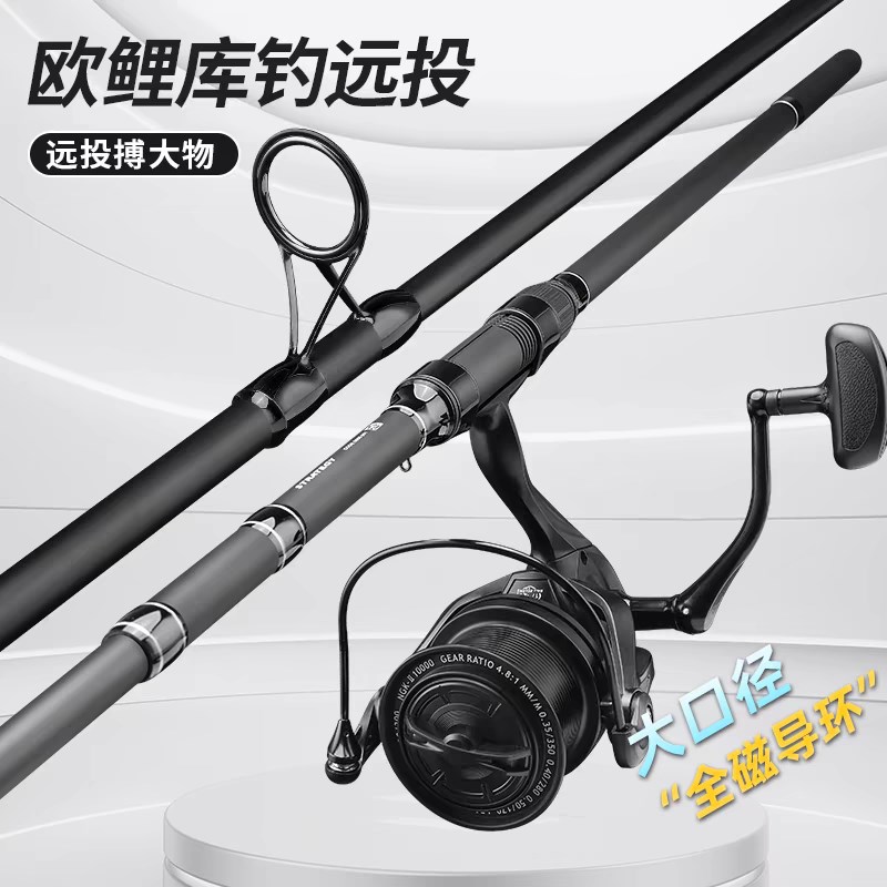暗锋伸缩欧鲤钓套装海杆库钓岸抛超轻超硬远投竿大导环滑carp大物