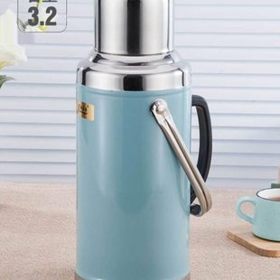 加厚热水瓶开水瓶不锈钢 暖瓶保温瓶外壳玻璃暖壶内胆大容量家用