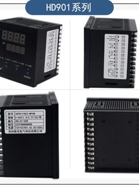 YALIAN工业智能温控表仪器HD101/401/701/901短壳SSR继电器双输出