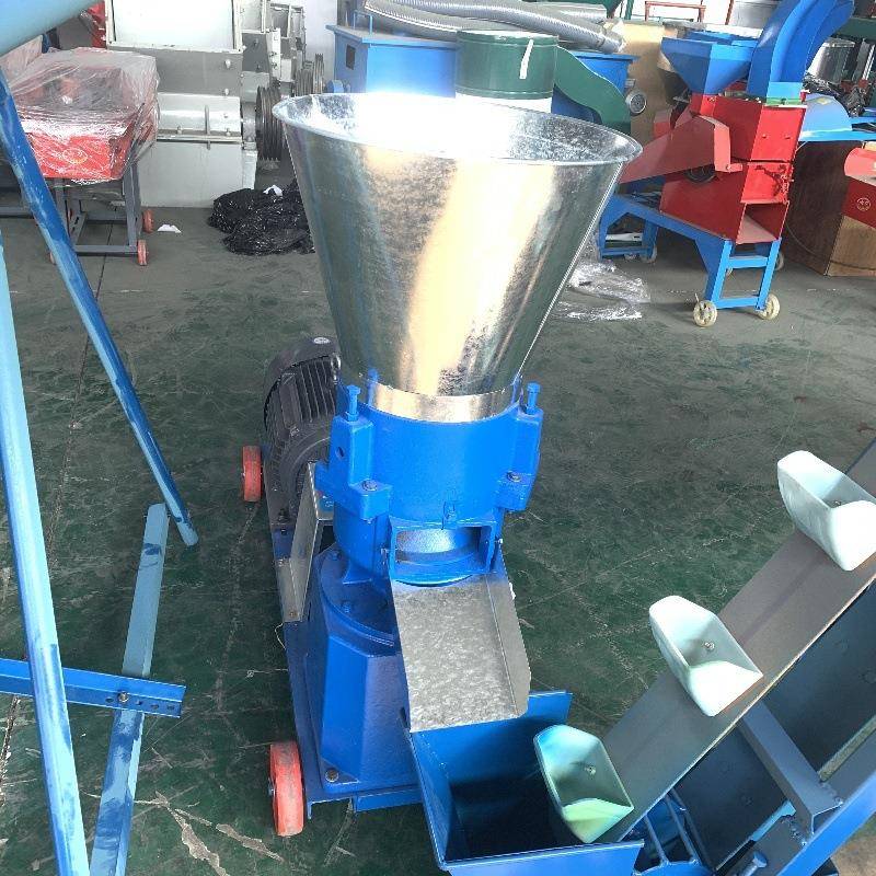 3个压辊160型饲料颗粒机鸡鸭牛羊饲料制粒机青草玉米造粒机