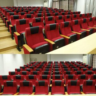 礼堂椅连排椅教室电影院会议控标桌座椅阶梯教室移动伸缩看台座椅