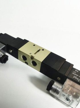 电磁阀SVK1320三位五通双电控中央封闭气动控制换向阀