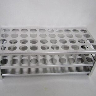 铝试管架 实验架子 铝制试管架 40孔 耗材 20.5mm 铝架