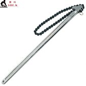 机油滤芯链条扳手多功能水管钳机油格调节式 工具管子扳手非万 拆装