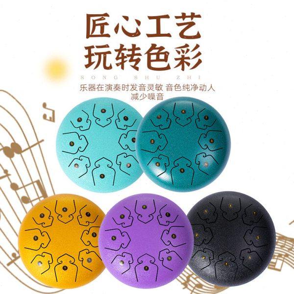 空灵鼓4寸9音/6寸8音C调儿童初学者钢舌鼓梵音忘忧鼓打击型乐器,乐器/吉他/钢琴/配件,空灵鼓,淘宝优惠券,粉丝福利购,淘宝优惠卷