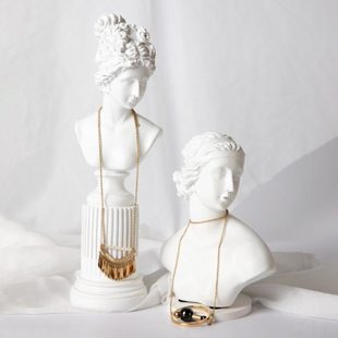 饰季陈列 女神像首饰架摆摊桌面陈列道具拍照创意摆件饰品