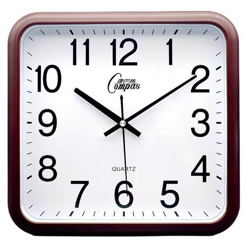 英寸石英钟静音挂钟简约现代大字体客厅卧室书房教室商铺